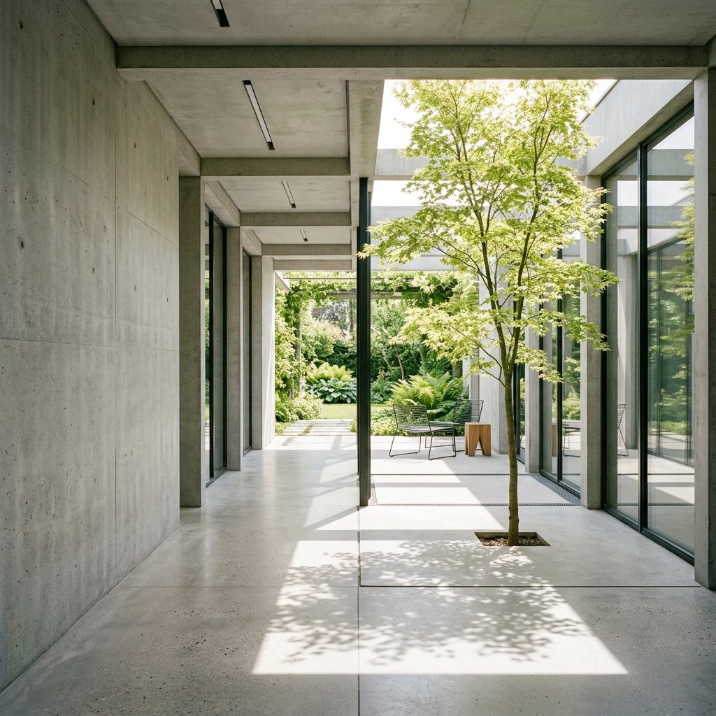 TNA Architecture Minimalist Corridor